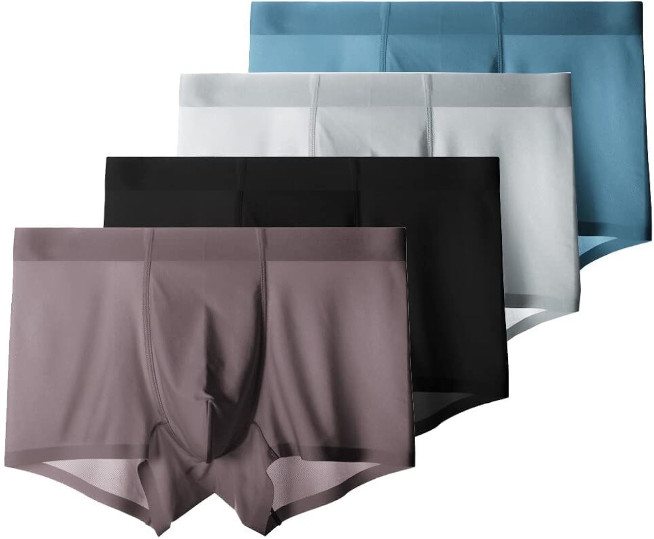 Premium Ice Silk Textured Boxer Briefs