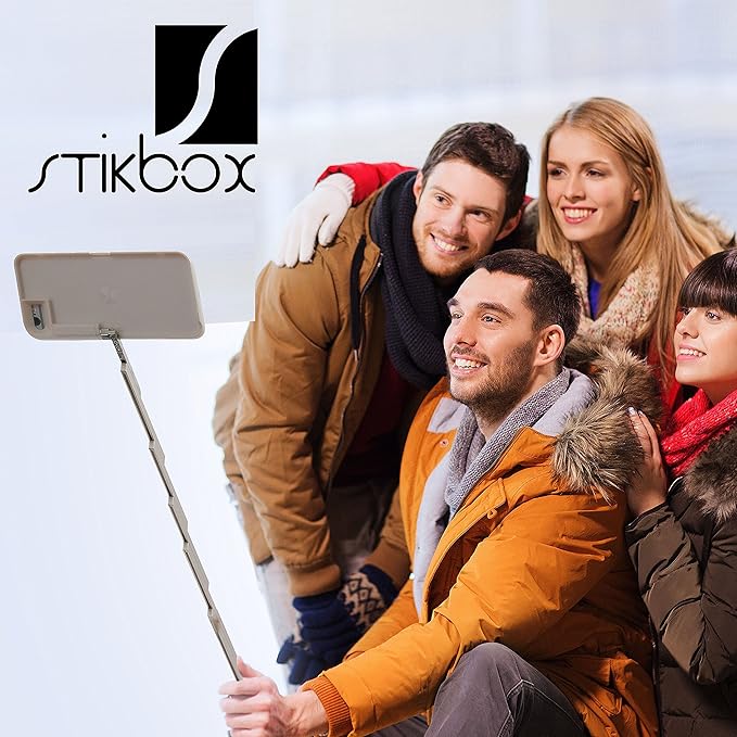 StikBox 360° Extendable Selfie Stick iPhone Case