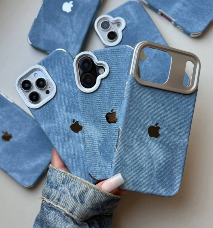 Denim Finish Protective Phone Case