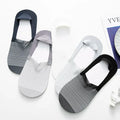 Men's 6 Pair Summer Ultra-Thin Nylon Ankle Socks: Breathable, Non-Slip, & Comfortable