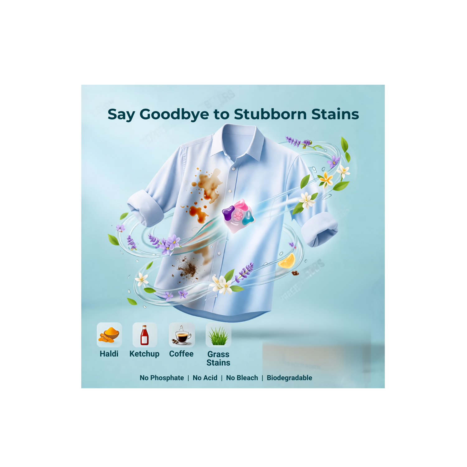 5 In 1 CrystalWash Laundry Pods Storage Box