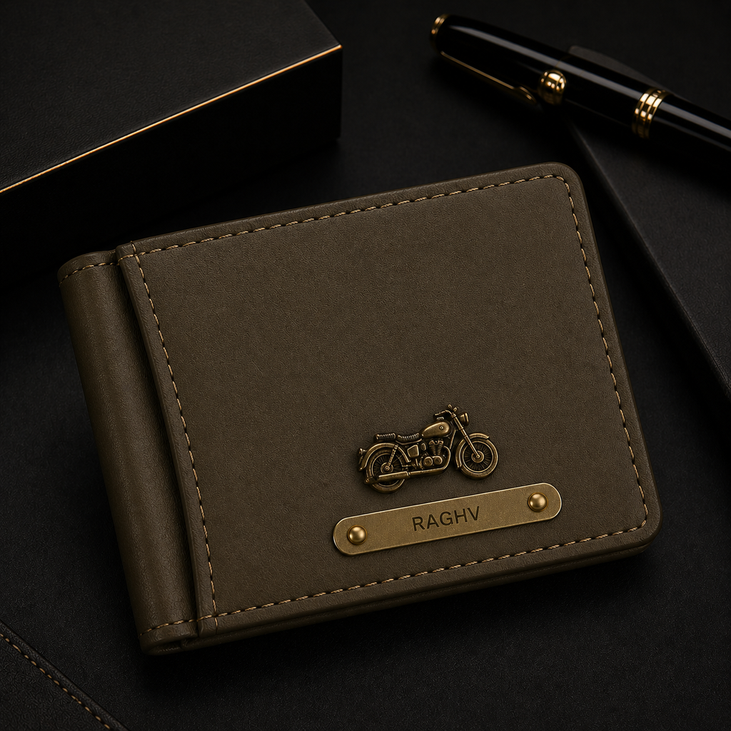 Customize Name & Charm Royal Craft Wallet