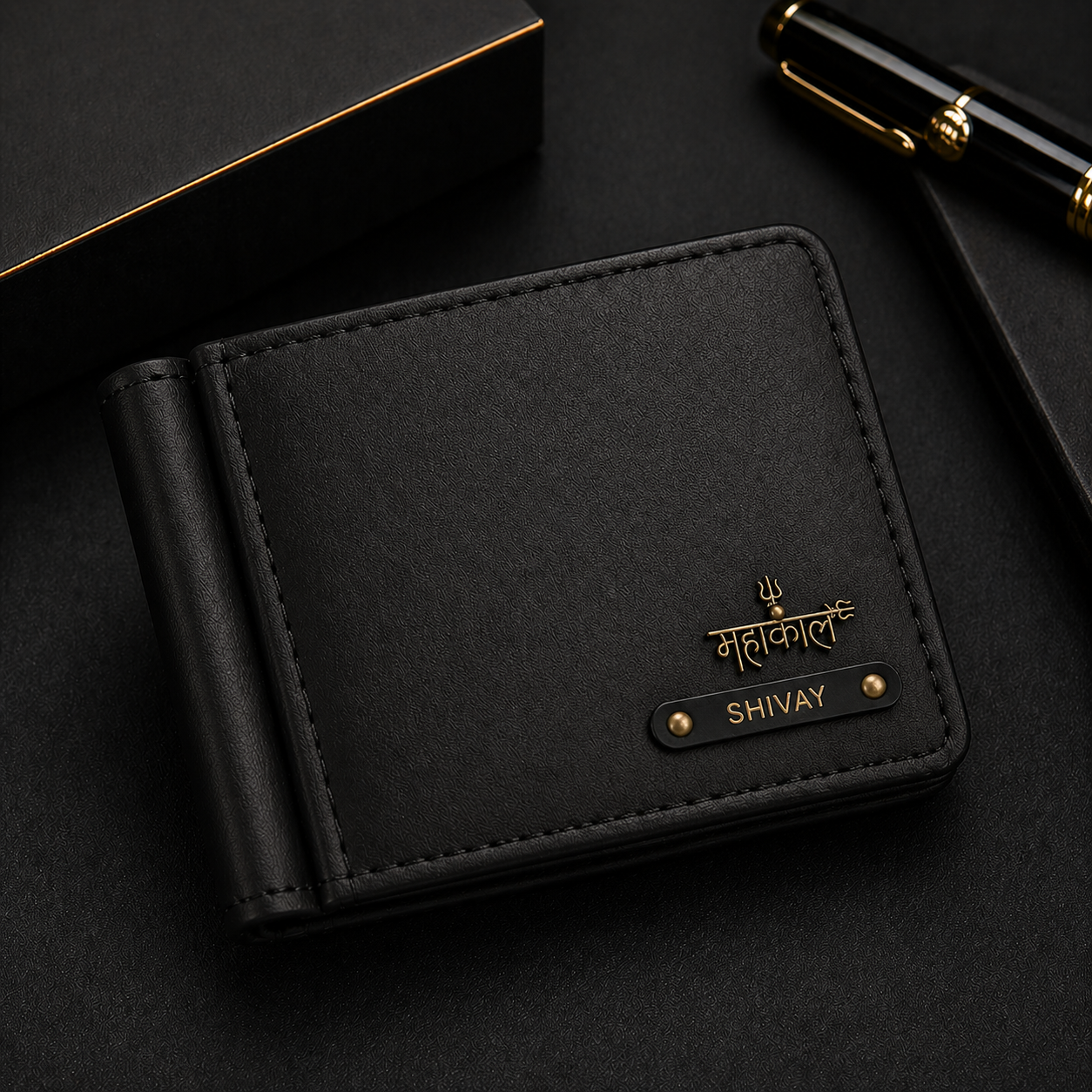 Customize Name & Charm Royal Craft Wallet