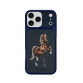 Horse Emoidery Boris Santa Barbara Case