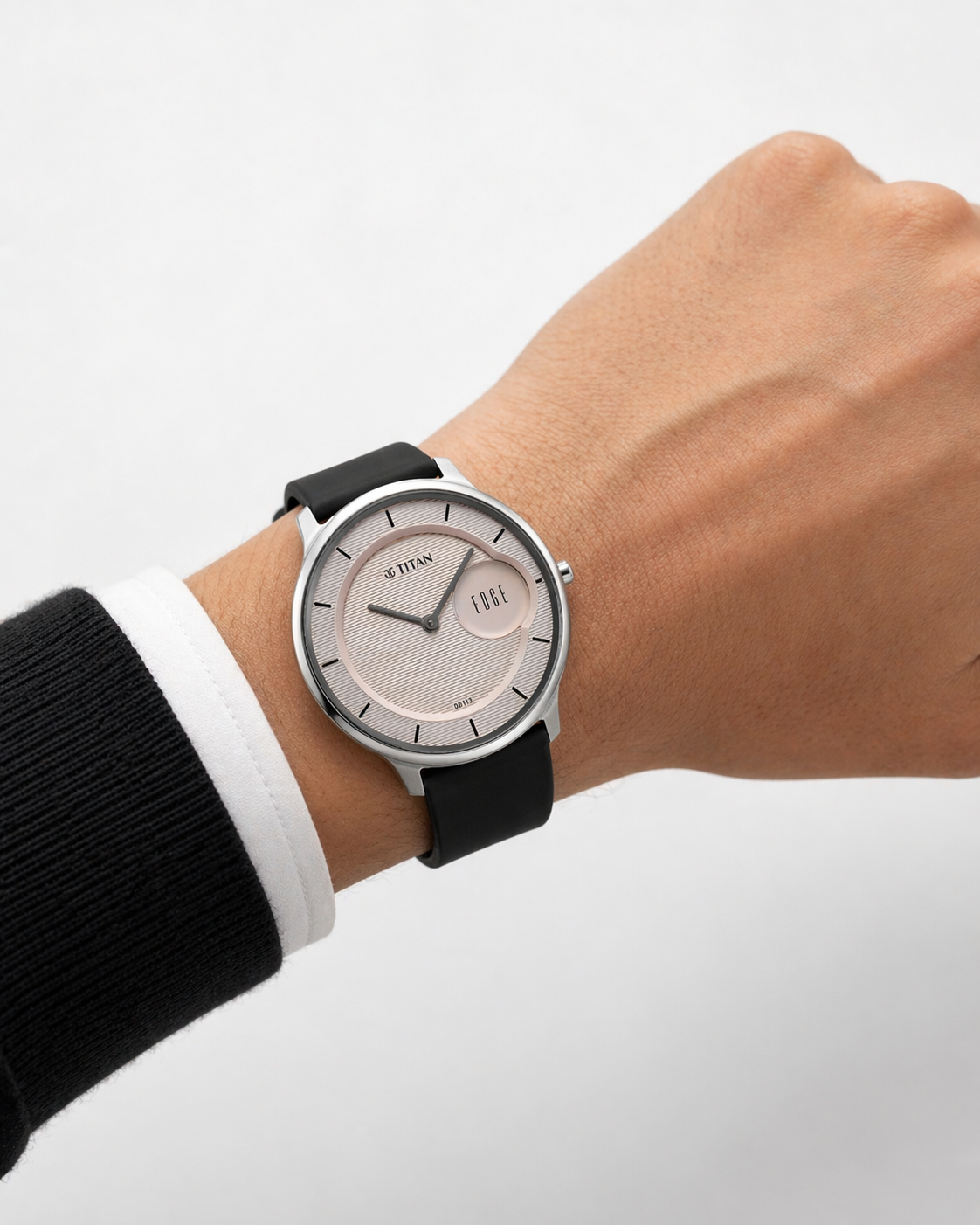 Men’s Slim Edge Minimal Watch – Black Strap