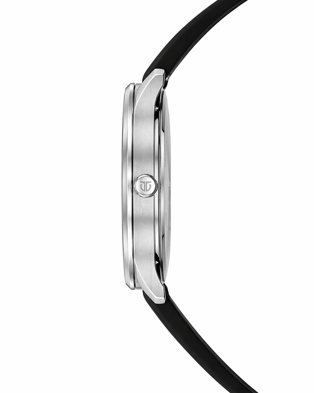 Men’s Slim Edge Minimal Watch – Black Strap