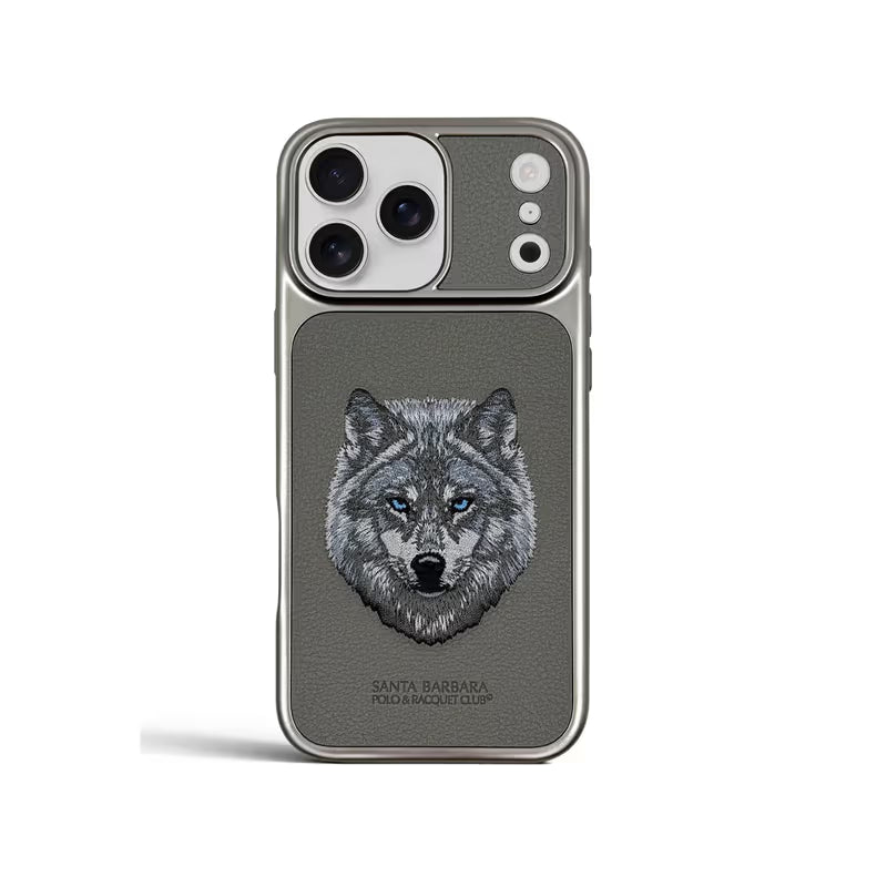 Unisex Leather Embroidery iPhone
