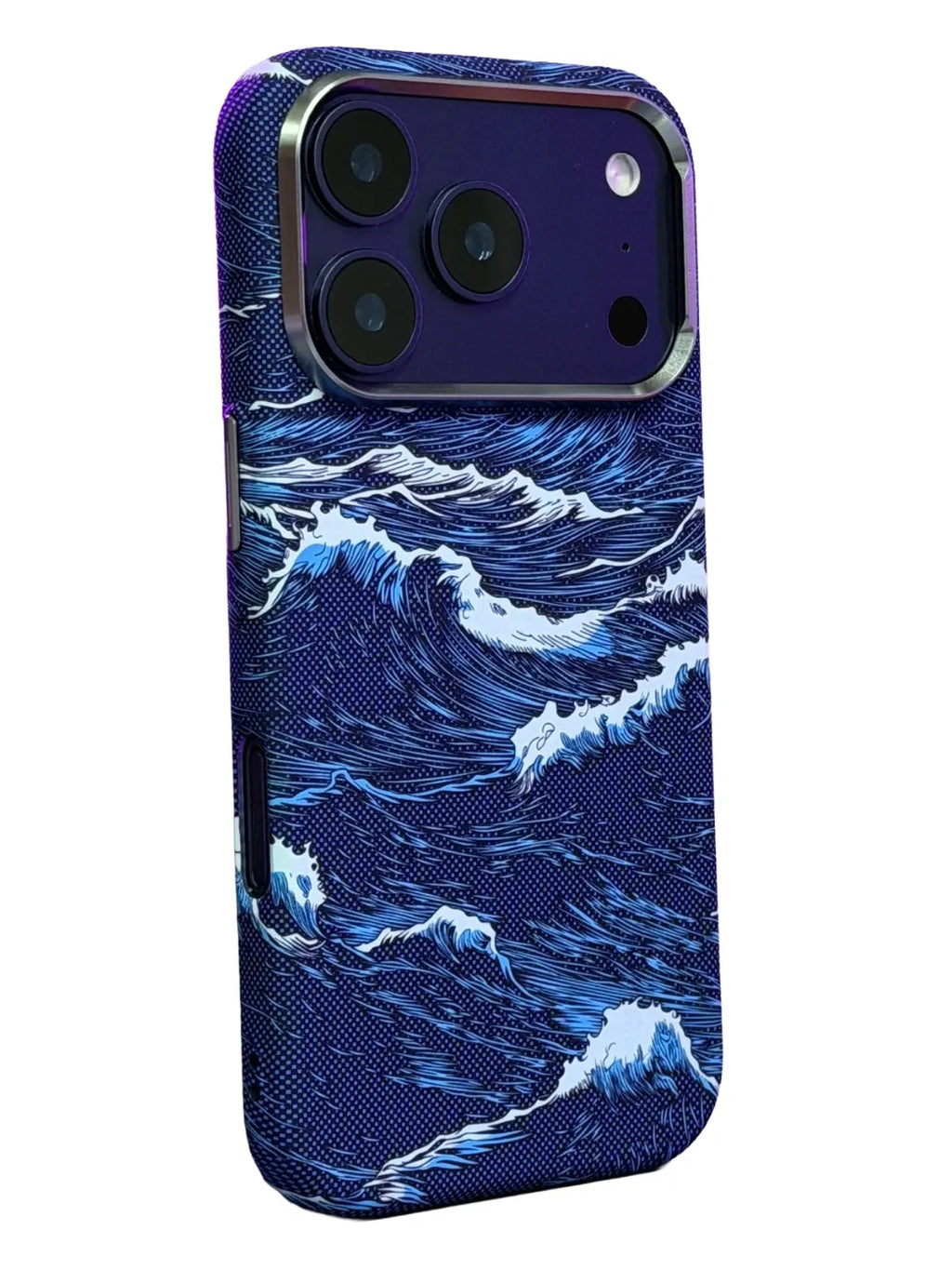 MagSafe Waves Carbon Premium Design Case for iPhone